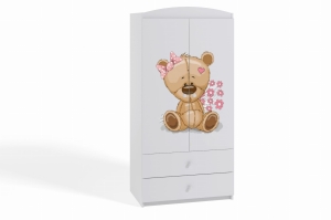 Szafa Babydreams Miś z kwiatkami