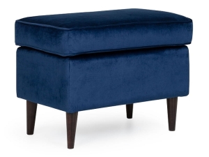 Podnóżek Ron bluvel 86 granatowy / wenge