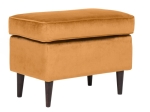 Podnóżek Ron bluvel 68 curry / wenge   