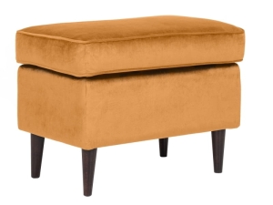 Podnóżek Ron bluvel 68 curry / wenge   