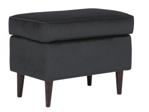 Podnóżek Ron bluvel 19 czarny / wenge  