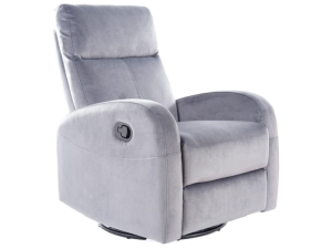 Olimp fotel rozkładany z funkcją bujania szary