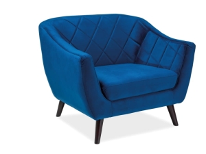 Molly granatowy bluvel 86 / wenge      