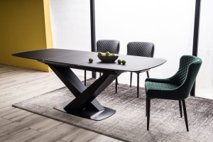 Cassino I czarny mat 160(220)X90