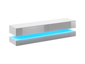 Cosmo rtv wisząca szary połysk + led niebieski 