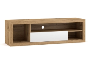 Arte rtv dąb wotan/biały mat