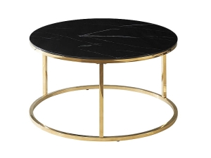 Sabine czarny efek marmuru / złoty