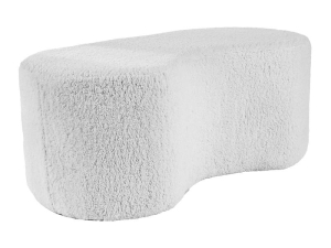 Puf Elipsa baranek szary 