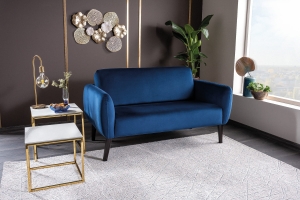 Elsa velvet granatowy 