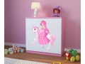 komoda babydreams księżniczka na koniku różowa.jpg