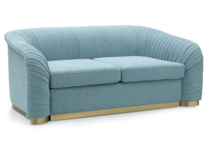 Melva sofa niebieski tap. 196 