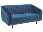 Asprey granatowy sofa bluvel 86 / nogi wenge 
