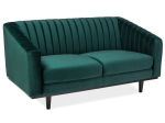 Asprey zielony sofa bluvel 78 / nogi wenge   