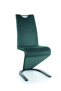 H090 velvet bluvel 78 zielony / czarny stelaż    