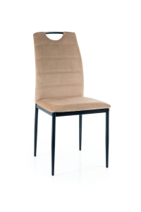 Rip velvet bluvel 28 beż / czarny stelaż  