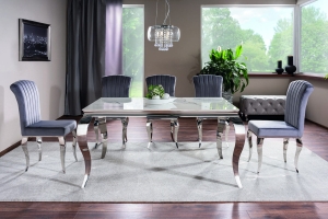 Prince biały ceramic / chrom 150x90