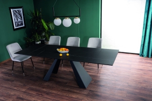 SALVADORE CERAMIC CZARNY SAHARA NOIR/CZARNY MAT (160-240)X90