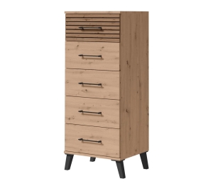 Komoda CARLO 4 - dąb artisan  