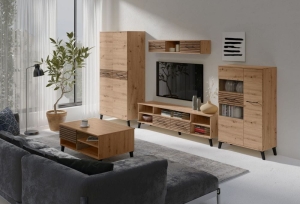 Meblościanka CARLO 1 - dąb artisan   