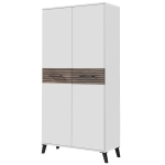 Szafa CARLO 1 - biały/dąb flagstaff