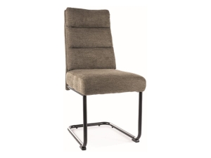 KRZESŁO BERRY BREGO CZARNY STELAŻ / OLIWKA77