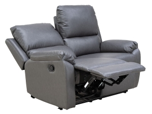 SOFA ROZKŁADANA SPENCER 2 SKÓRA SYNT. SZARY BUFFALO 06