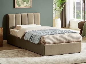 Montreal 90x200 beż + pojemnik  