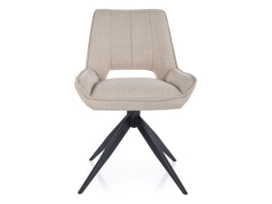 KRZESŁO TELLO BJORN CZARNY STELAŻ/ JASNY BEŻ 24