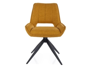 KRZESŁO TELLO BJORN CZARNY STELAŻ/ CURRY 66