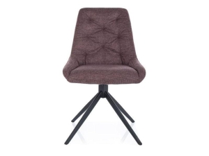 KRZESŁO ASTI BREGO CZARNY STELAŻ / WRZOSOWY 93