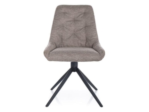 KRZESŁO ASTI BREGO CZARNY STELAŻ / BEŻ 34