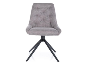 KRZESŁO ASTI BREGO CZARNY STELAŻ / SZARY 07