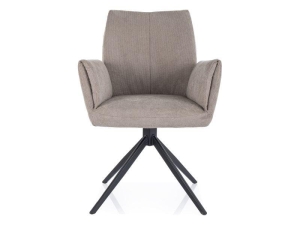 KRZESŁO COCO II VARDO CZARNY STELAŻ / BEŻ 34