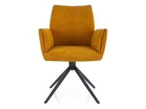 KRZESŁO COCO II VARDO CZARNY STELAŻ / CURRY 66