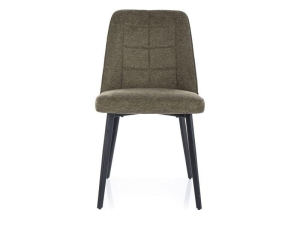 KRZESŁO ALDO BREGO CZARNY STELAŻ/OLIWKA 77