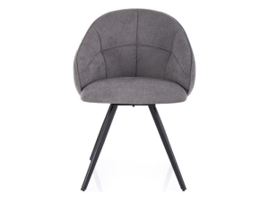 KRZESŁO CAPRI VARDO CZARNY STELAŻ / SZARY 11