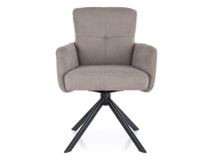 KRZESŁO BASIL VARDO CZARNY STELAŻ / BEŻ 34