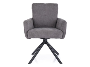 KRZESŁO BASIL VARDO CZARNY STELAŻ / SZARY 11