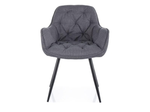 KRZESŁO CHERRY BJORN CZARNY STELAŻ/ SZARY 13