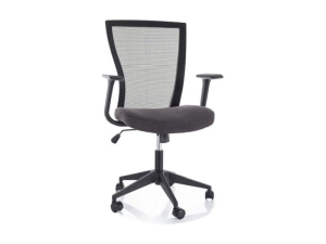 FOTEL OBROTOWY Q-328 CZARNY