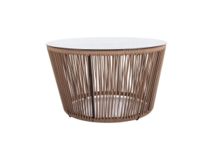 ŁAWA BAHAMA SZKŁO DYMIONE/CZARNY MAT FI80