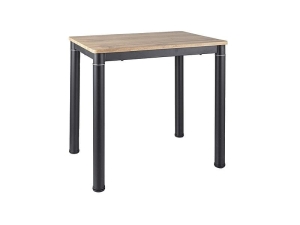 STÓŁ DAMAR DĄB ARTISAN/CZARNY MAT 80X60