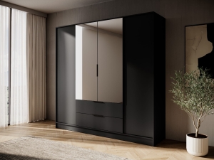 Kelly 4D czarny z lustrem