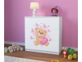 komoda babydreams miś z motylkami biała.jpg