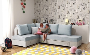 Vertus z funkcją łóżka o pow. spania 160x200 cm