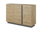 Arco komoda 138 dąb artrisan/szary grafit