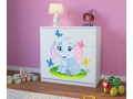 komoda babydreams słonik biała.jpg